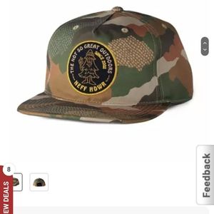 Neff Headwear Not So Great Outdoors Snapback Hat - Camouflage